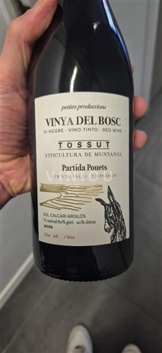 Cataluña Vinya del Bosc Tossut 2022