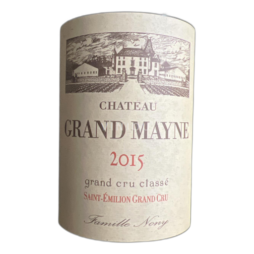 Bordeaux Saint-Émilion Grand Cru Château Grand Mayne 2015