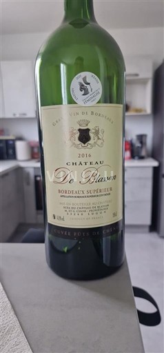 Bordeaux Bordeaux Supérieur Château Blassan Fûts de chêne 2016