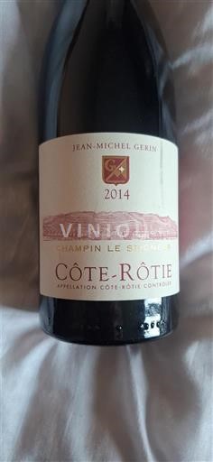 Thung lũng Rhône Côte-rôtie Domaine Jean-Michel Gérin Champin Le Seigneur 2014