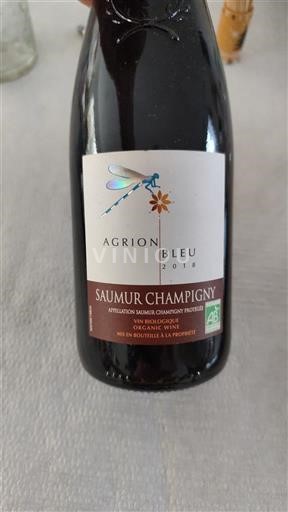 Vallée de la Loire Saumur-champigny Agrion Bleu 2018