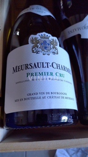 Bourgogne Meursault Premier Cru Château Meursault Meursault-Charmes Premier Cru Không niên vụ