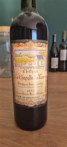 Bordeaux Montagne-saint-émilion Château La Chapelle des Tours 2011