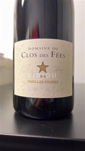 Roussillon Côtes du Roussillon Villages Domaine Clos des Fées Vieilles Vignes 2018