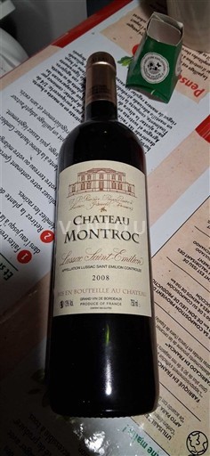 Burdeos Saint-Émilion Château Montroc 2008