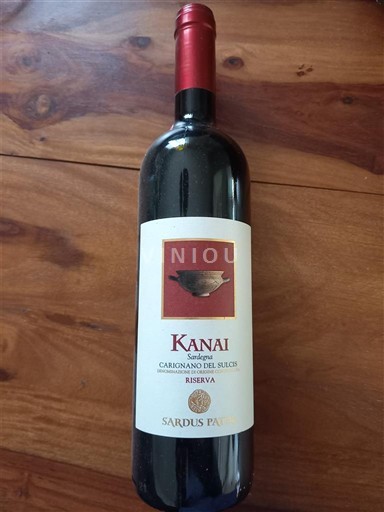 Sardinia Carignano del Sulcis Sardus Pater Kanai 2021