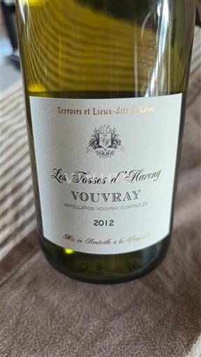 Vallée de la Loire Vouvray Les Fosses d'Hareng 2012