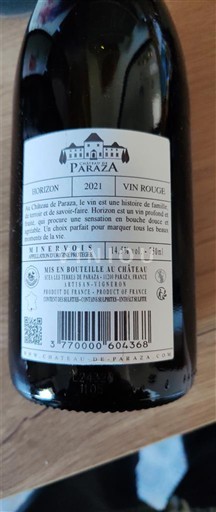 Langvedok Minervois Château Paraza Horizon 2021