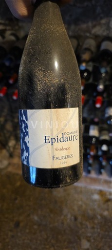 Langvedok Faugères Domaine Epidaure Évidence 2014