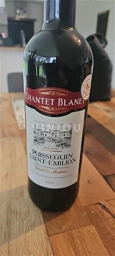 Bordeaux Puisseguin-saint-émilion Chantet Blanet 2023 2023