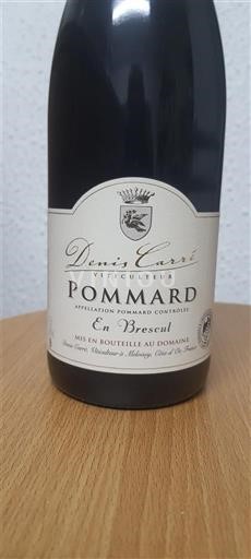 Bourgogne Pommard Denis Carré En Brescul 2014