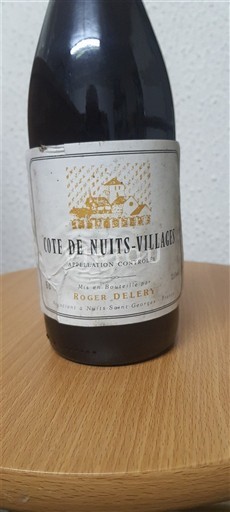Bourgogne Côte de nuits villages Roger Delery Không niên vụ