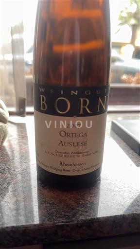 Rheinhessen Weingut Born Ortega Auslese 2017