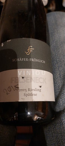 Nahe Schäfer-Fröhlich Felseneck Spätlese 2015