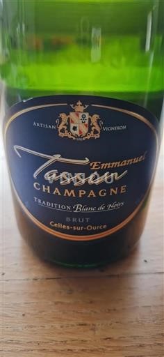 Champagne Sâm-panh Emmanuel Tassin Tradition Blanc de Noirs Không niên vụ