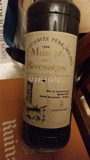 Roussillon Muscat de Rivesaltes Michel Jort Réservée Père Michel 1994