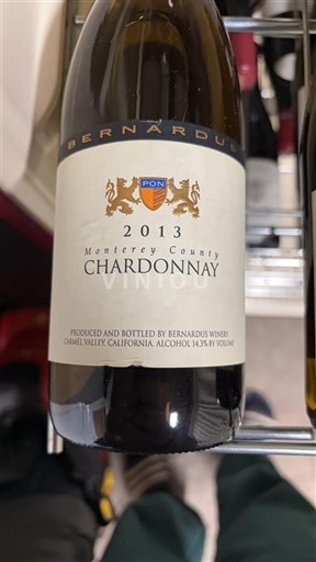 Vùng trồng nho được cấp phép California Không được chỉ định Bernardus 2013