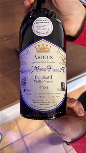 Jura Arbois Domaine Martin Faudot et Fils Poulsard Vieilles Vignes 2024