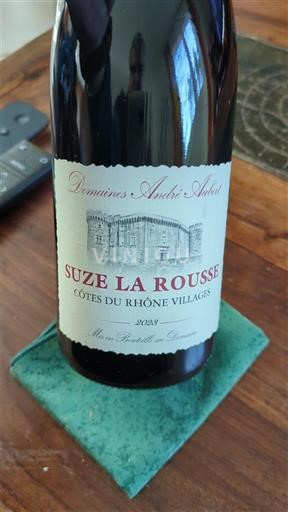 Vallée du Rhône Côtes-du-rhône-villages Domaine Suze la rousse - Domaine Domaines André Aubert 2023