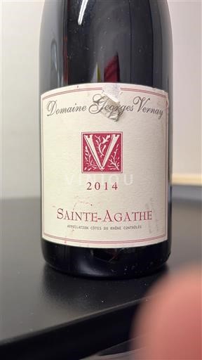 Thung lũng Rhône Côtes-du-rhône Domaine Georges Vernay Sainte-Agathe 2014