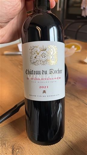 Vinos Rouge sec Château Rocher 2021 Francia Burdeos Saint-Émilion Gran Cru AOC Grand Cru