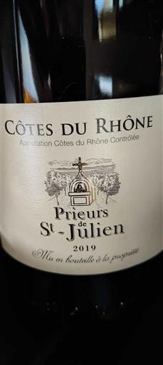 Valle del Rodano Côtes-du-Rhône Prieurs de St-Julien 2019