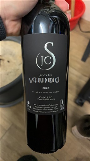 Bordeaux Cadillac-côtes-de-bordeaux Les Jardins de Champossy Cédric 2022