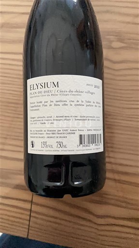 Valle del Rodano Non specificato Banon Elysium 2021