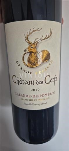 Burdeos Lalande-de-Pomerol Château S Cerfs Grande Réserve 2019