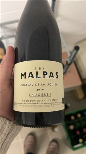 Langvedok Faugères Château La Liquière Les Malpas 2019