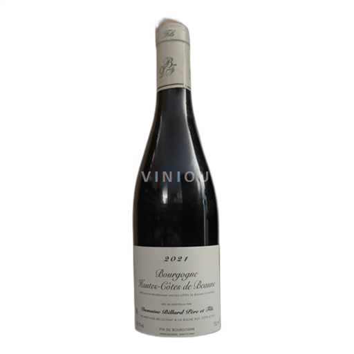 Vin Rouge sec Domaine Billard Père et Fils 2021 France Bourgogne Hautes Côtes de beaune AOC