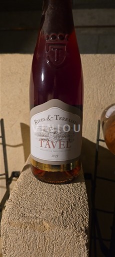 Viner Rosé sec Rives & Terrasses 2019 Frankrike Rhônedalen Tavel AOC