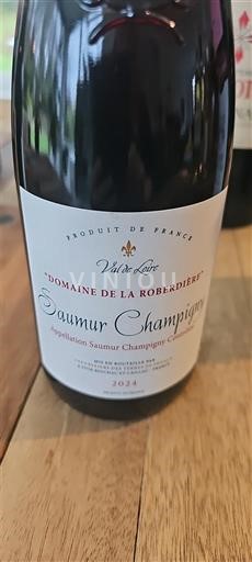Vallée de la Loire Saumur-champigny Domaine La Roberdière 2024