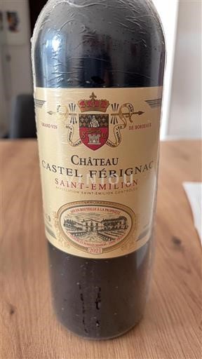Bordo Saint-Émilion Château Castel Férignac 2021