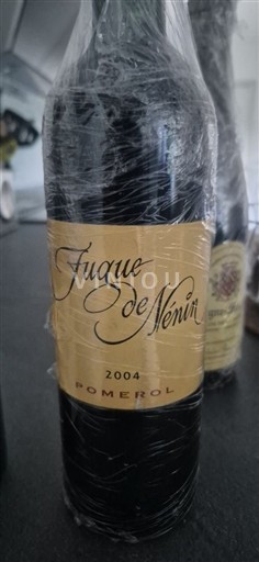 Bordeaux Pomerol Nénin Fugue de Nénin 2004
