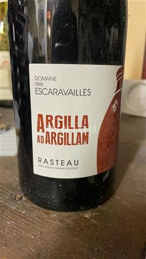 Valle del Rodano Rasteau Domaine S Escaravailles Argilla Ad Argillam 2017