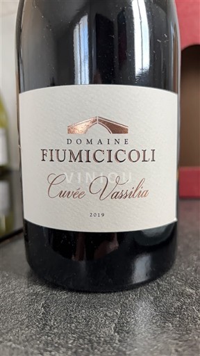 Вина Rouge sec Cuvée Vassilia Domaine Fiumicicoli 2019 Francuska Korzika Сартен AOC