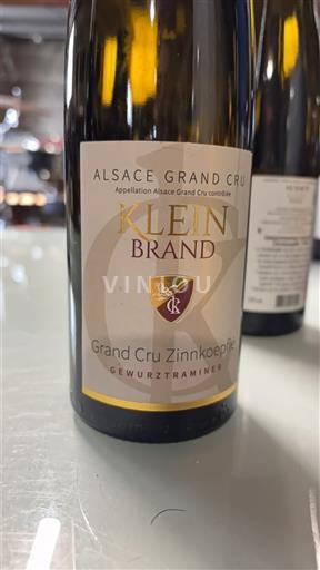 Alsace Gewurztraminer Grand Cru Klein Brand Grand Cru Zinnkoepflé Gewurztraminer 2019