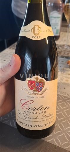 Bourgogne Corton Grand Cru Capitain-Gagnerot Les Grands Lolières 2022