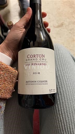 Bourgogne Corton Grand Cru Antonin Cosnier Les Renardes 2018