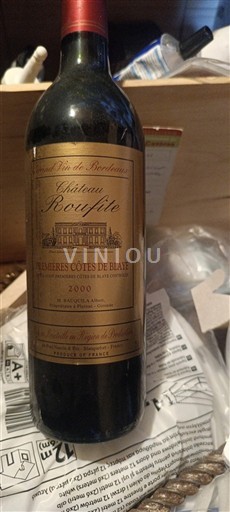 Bordeaux Unspecified Château Rouffitre 2000