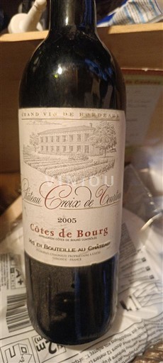 Bordeaux Côtes-de-bourg Château Croix de Veyrin 2005