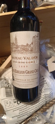 Бордо Сент-Емільйон Гран Крю Grand Cru Château Val d'Or Henri Gabriel 2009