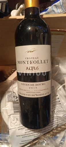 Bordeaux Côtes-de-bourg Château Montefollet Altus 2015