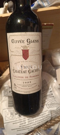 Bordeaux Lalande-de-pomerol Château Vieux Château Gachet Glenn 2009