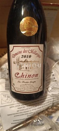 Loire Valley Chinon Domaine S Millarges La Roche Loupée 2010