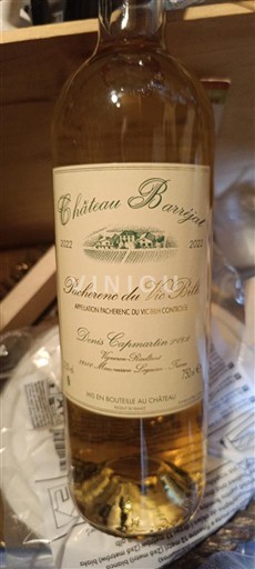 Tây Nam Pacherenc-du-vic-bilh Château Barréjat 2022