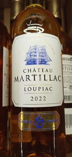 Bordeaux Loupiac Château Martillac de l'Amateur 2022