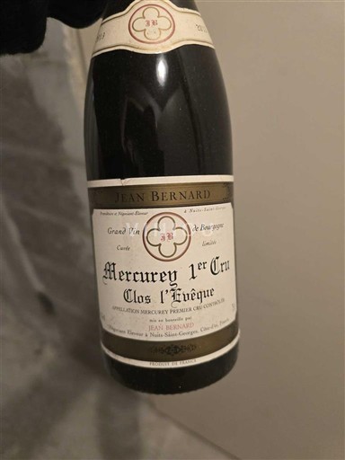 Bourgogne Mercurey Premier Cru Jean Bernard Clos l'Évêque 2013