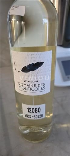 Sudoeste Côtes de Gascogne Domaine S Monticoles Le Vallon 2021
